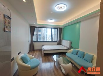 「昆明」官渡万科翡翠二期(商住楼),1室1厅房子出租(整租)