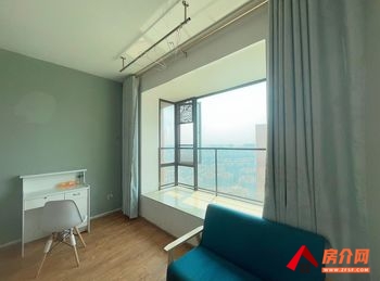 官渡海伦国际泰晤士区，1室1厅房子出租(整租)，租金每月11