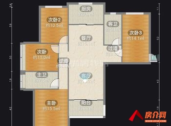 「昆明」盘龙保利玺樾(玺公馆),4室2厅二手房出售,报价：1