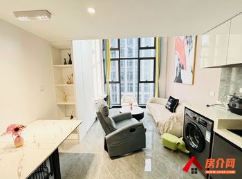 五华万彩城市花园(商住楼)，1室1厅房子出租(整租)，租金每