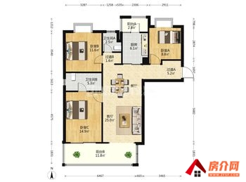 #万科大都会(一期)小区二手房#官渡万科大都会(一期),3室