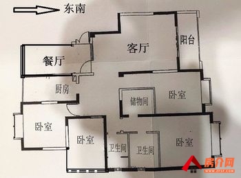 西山红星国际广场檀宫，4室2厅二手房出售,报价：240万元