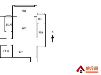 #顺城高级公寓小区二手房#五华顺城高级公寓，2室2厅二手房,