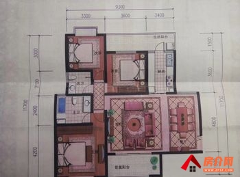 呈贡花香满径，2室2厅二手房出售,报价：53万元