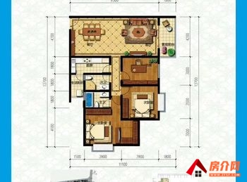 （花香满径小区二手房）呈贡花香满径，3室2厅二手房出售,76