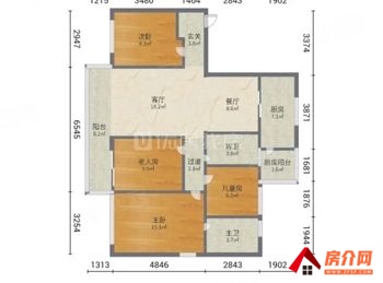 #中海云麓九里二期小区二手房#盘龙中海云麓九里二期，4室2厅