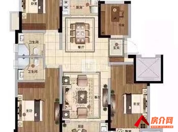 兴杰现代城小区二手房丨「昆明」官渡兴杰现代城,3室2厅二手房