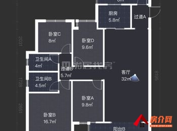 （中海云著小区二手房）「昆明」五华中海云著,4室2厅二手房出