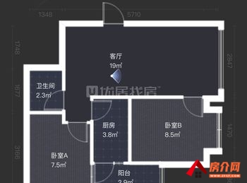 天骄北麓(北区)小区二手房丨五华天骄北麓(北区)，2室2厅二