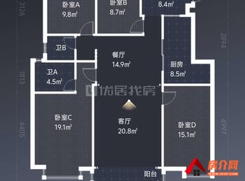 盘龙金色交响家园花语,4室2厅二手房出售,报价:92.9万元 盘龙金色交响家园花语,4室2厅二手房出售,报价:92.9万元