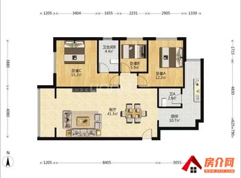 盘龙俊发盛唐城星河郡,3室2厅二手房出售,报价:118万元 盘龙俊发盛唐城星河郡,3室2厅二手房出售,报价:118万元