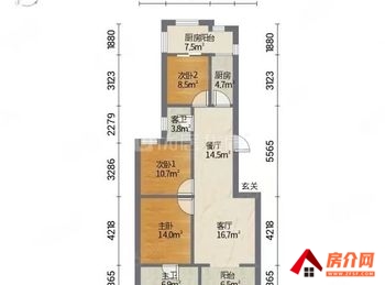 胜意嘉园小区房屋出售,昆明盘龙胜意嘉园 3室2厅,报价:80