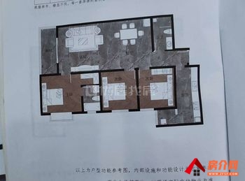 昆明官渡福满欣城 3室2厅二手房出售,报价：57万元