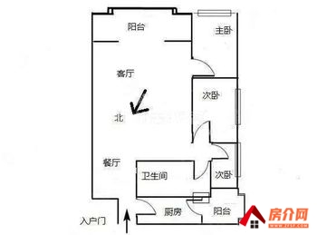 香樟俊园(2期)小区二手房丨官渡香樟俊园(2期)，3室2厅二