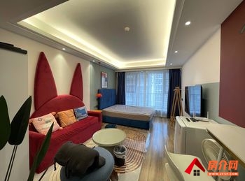 「昆明」官渡万科翡翠二期(商住楼),1室1厅房子出租(整租)