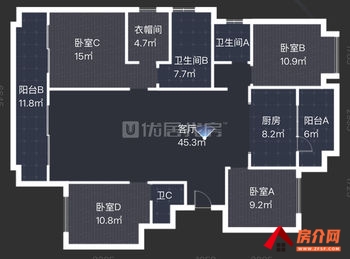 「昆明」西山滇池卫城铂睿,4室2厅二手房出售,报价：170万