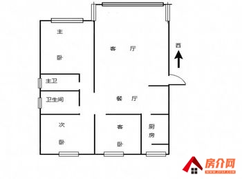 官渡冶金汽修厂宿舍，3室2厅二手房出售,报价：66万元