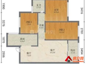 红星天铂北区小区房屋出售，「昆明」官渡红星天铂北区,3室2厅