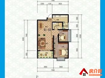 呈贡花香满径，2室2厅二手房出售,报价：55万元