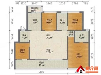 龙湖山海原著B地块小区二手房丨西山龙湖山海原著B地块，4室2
