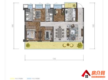 #春城华府小区二手房#五华春城华府，4室2厅二手房,报价：2