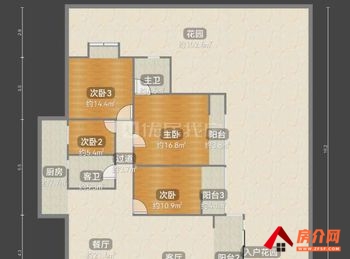 官渡樱花语阳光里，3室2厅二手房出售,报价：258万元