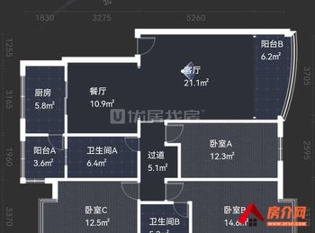 青青小镇小区房屋出售，西山青青小镇，3室2厅，报价：113万