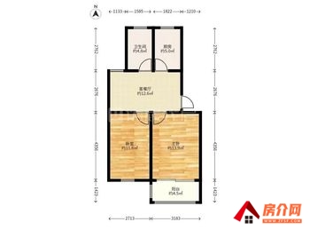 官渡德满欣苑，2室1厅二手房出售,报价：38万元