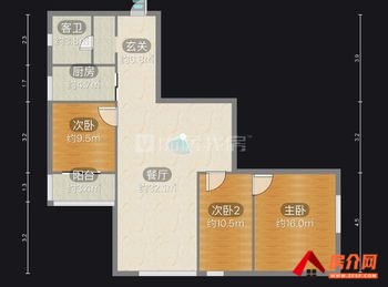 五华春城慧谷(2期)，3室2厅二手房出售,报价：62万元