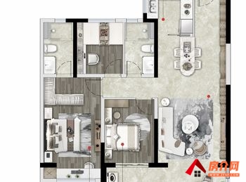 中国铁建西派城樾小区房屋出售，官渡中国铁建西派城樾，3室2厅