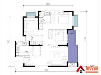 盘龙大华公园天下南岸，3室2厅二手房出售,报价：116万元