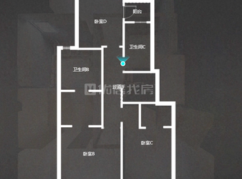 中海云麓九里一期小区二手房丨盘龙中海云麓九里一期，4室2厅别