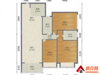 西南海O区小区房屋出售,西山西南海O区,3室2厅,报价:14