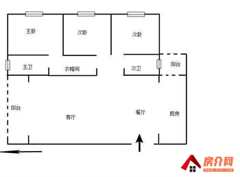 西山未名城(2期)，3室2厅二手房出售,报价：120万元