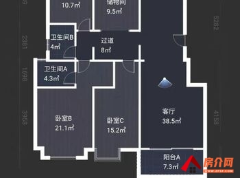 昆明西山筑友双河湾博雅苑 4室2厅二手房出售,报价：195万