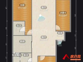 官渡俊发湾流海三组团，4室2厅二手房出售,报价：120万元
