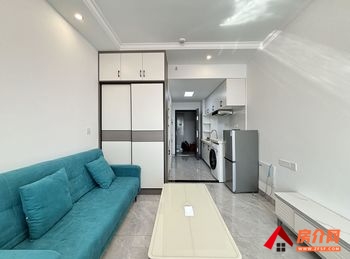 五华保利星座(商住楼)，1室1厅房子出租(整租)，租金每月9