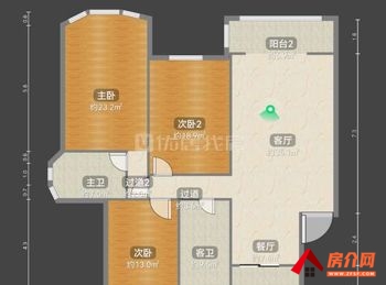 （银德香榭丽园小区二手房）西山银德香榭丽园，3室2厅二手房出售,115万元