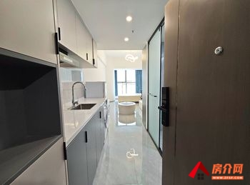 官渡龙湖天璞A2地块(商住楼)，1室1厅房子出租(整租)，租金每月1500元